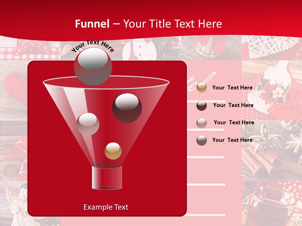 Geschenkgutschein Weihnachtskarte Elche PowerPoint Template
