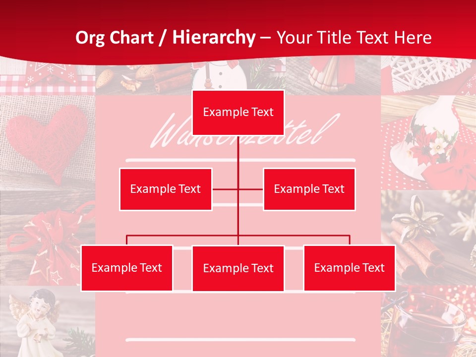 Geschenkgutschein Weihnachtskarte Elche PowerPoint Template