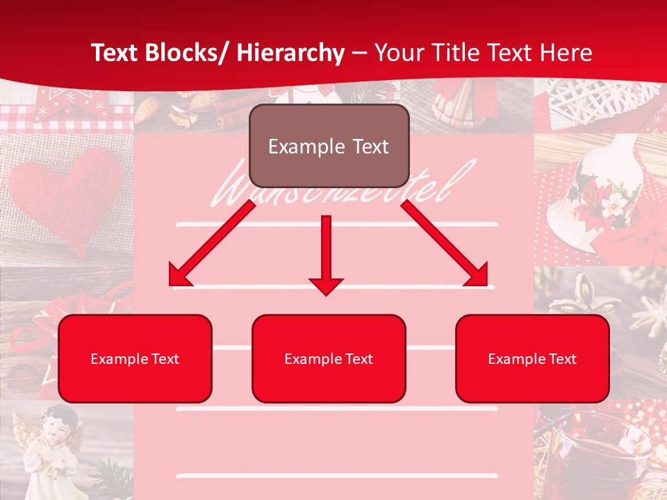 Geschenkgutschein Weihnachtskarte Elche PowerPoint Template