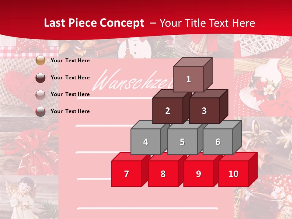 Geschenkgutschein Weihnachtskarte Elche PowerPoint Template
