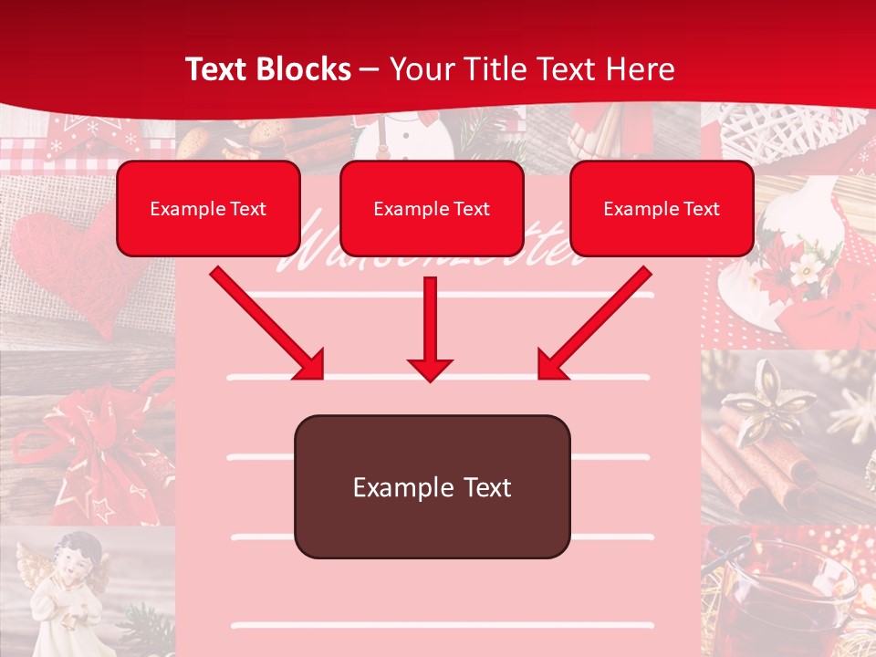Geschenkgutschein Weihnachtskarte Elche PowerPoint Template