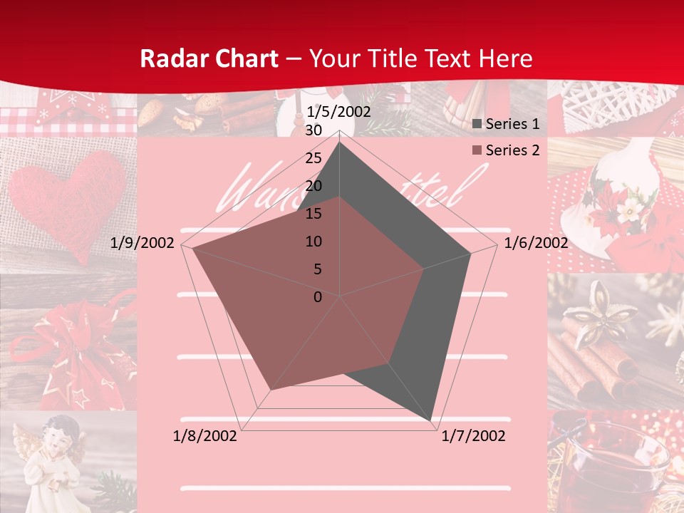 Geschenkgutschein Weihnachtskarte Elche PowerPoint Template