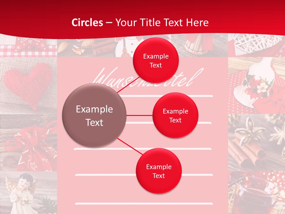 Geschenkgutschein Weihnachtskarte Elche PowerPoint Template