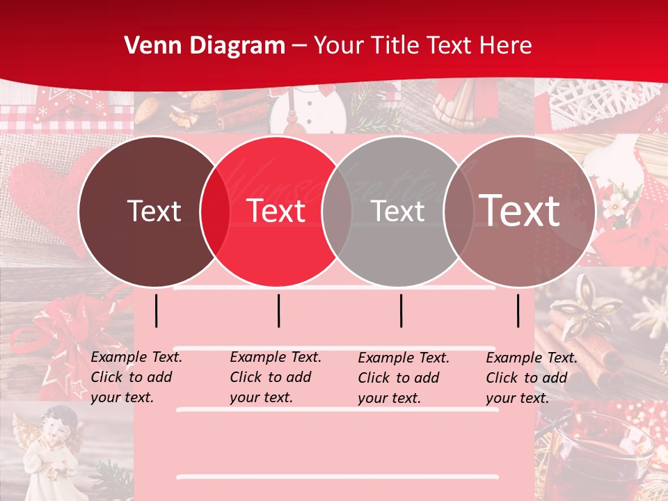 Geschenkgutschein Weihnachtskarte Elche PowerPoint Template