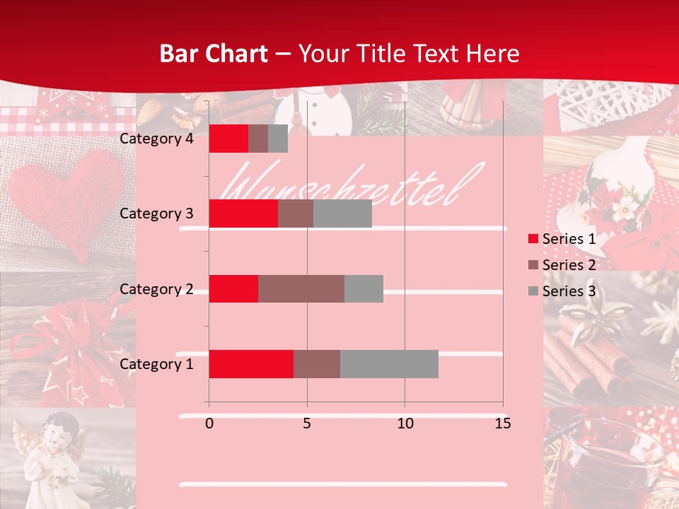 Geschenkgutschein Weihnachtskarte Elche PowerPoint Template