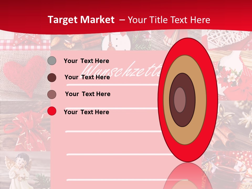 Geschenkgutschein Weihnachtskarte Elche PowerPoint Template
