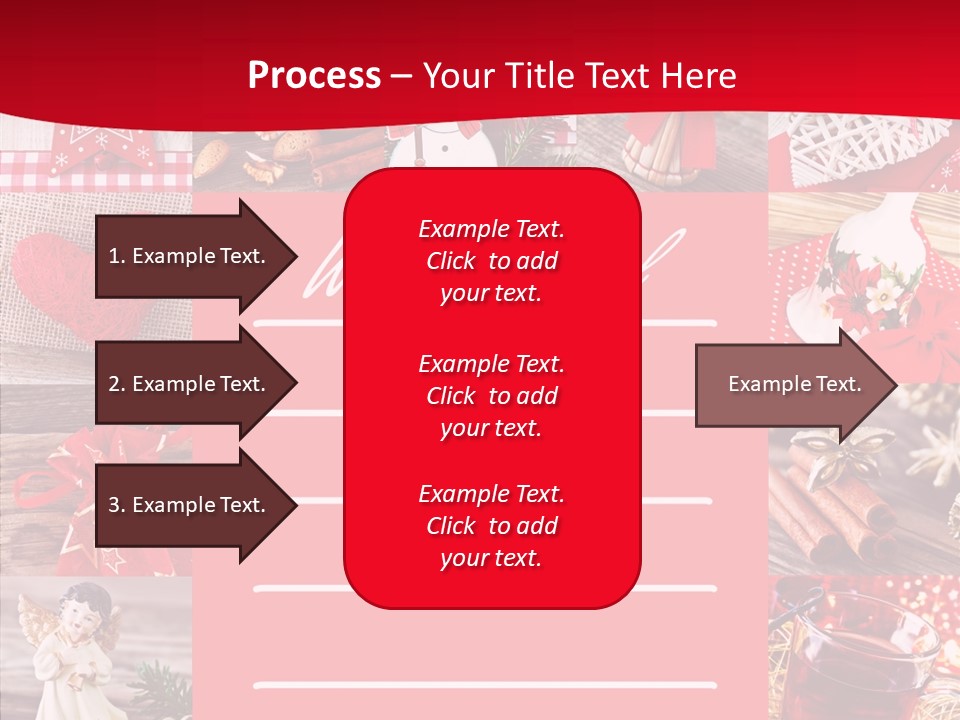 Geschenkgutschein Weihnachtskarte Elche PowerPoint Template