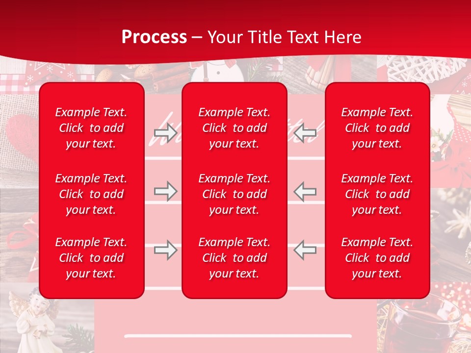 Geschenkgutschein Weihnachtskarte Elche PowerPoint Template