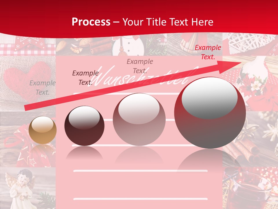 Geschenkgutschein Weihnachtskarte Elche PowerPoint Template