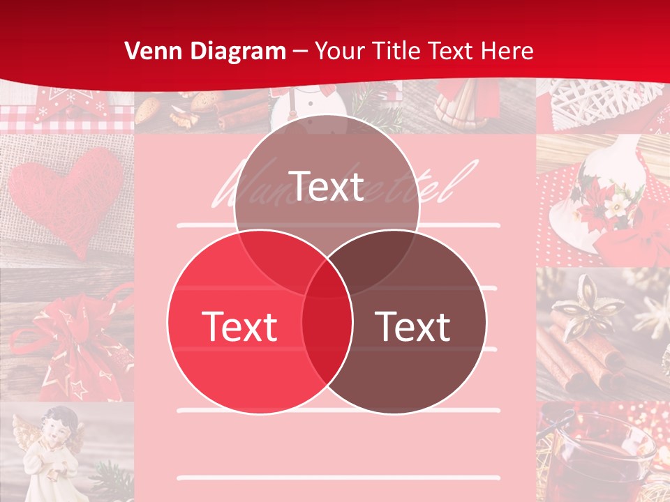 Geschenkgutschein Weihnachtskarte Elche PowerPoint Template