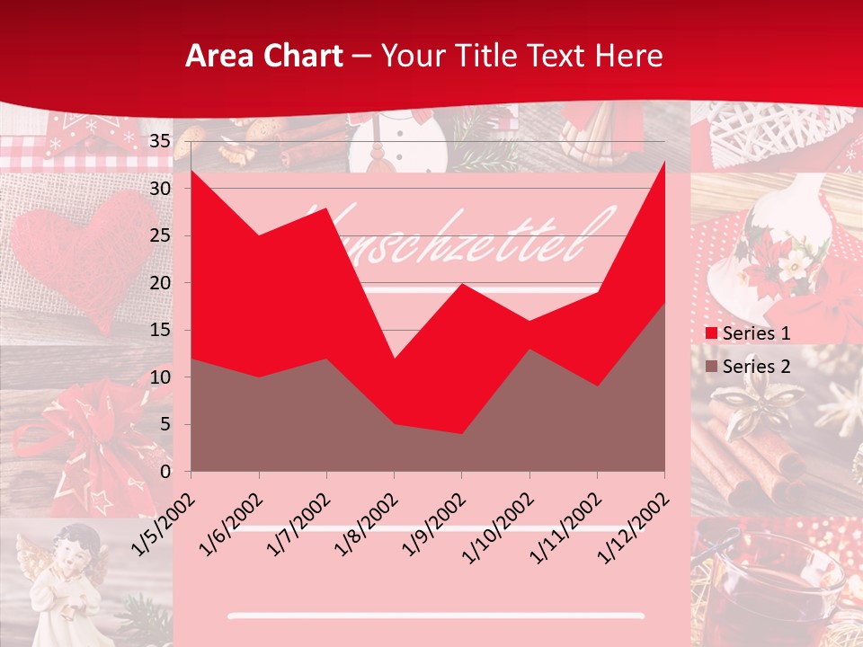 Geschenkgutschein Weihnachtskarte Elche PowerPoint Template
