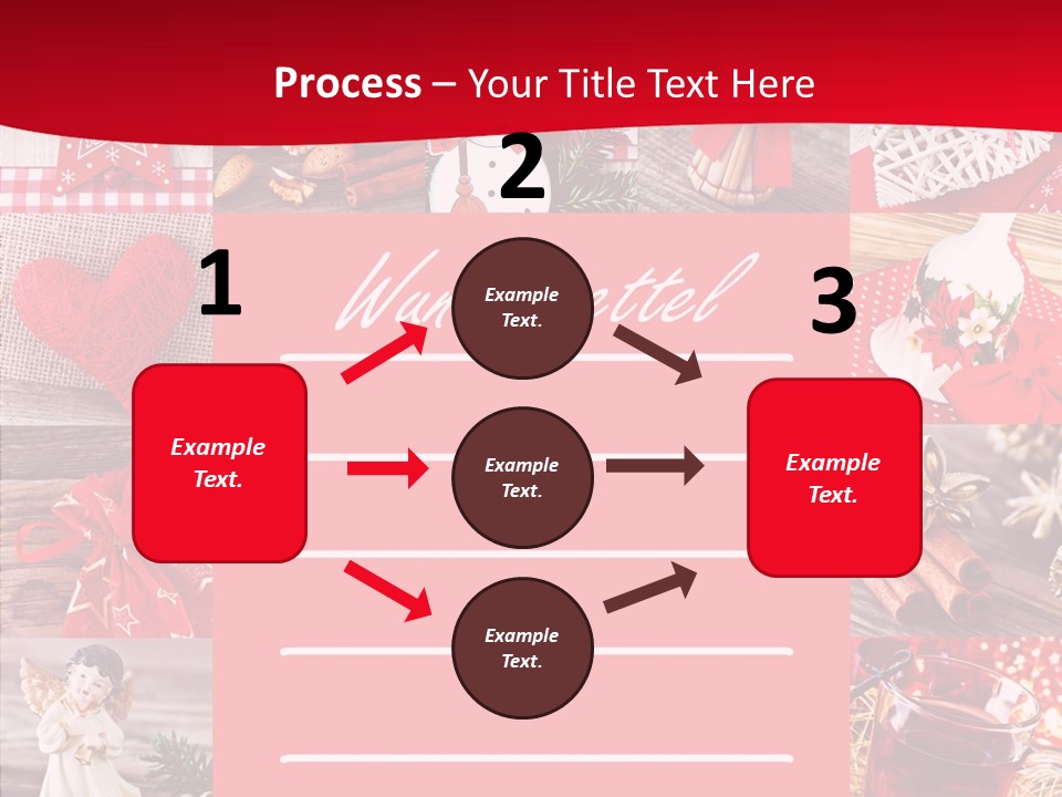 Geschenkgutschein Weihnachtskarte Elche PowerPoint Template