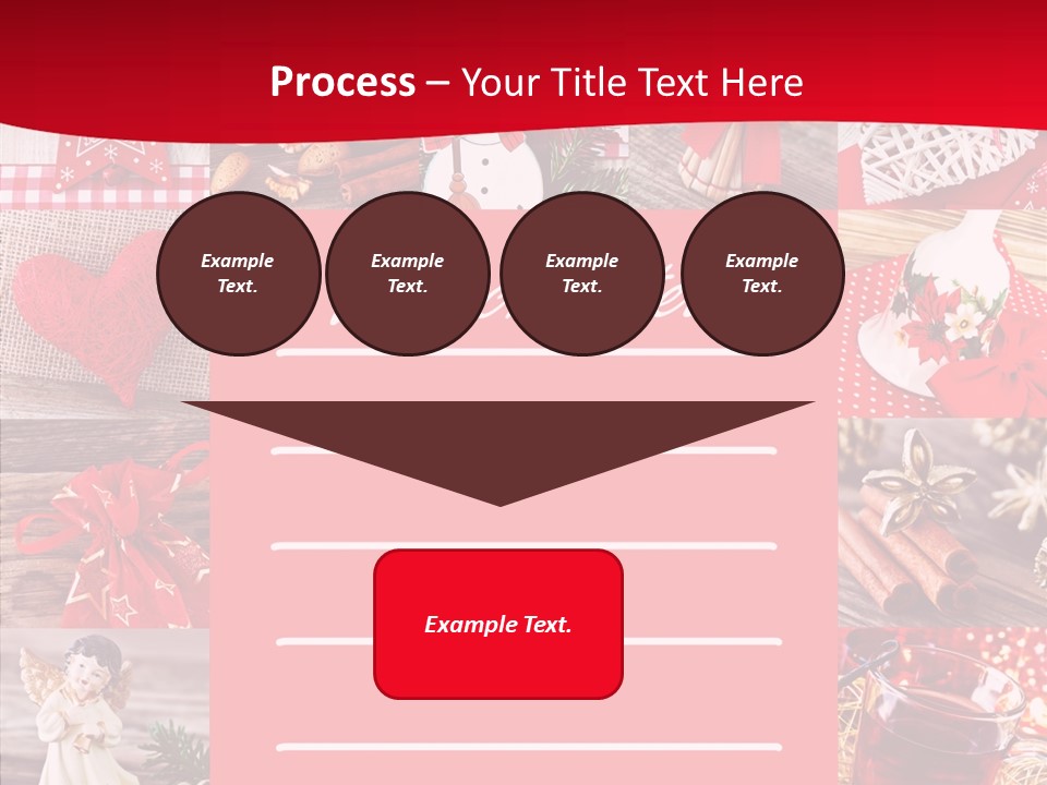 Geschenkgutschein Weihnachtskarte Elche PowerPoint Template