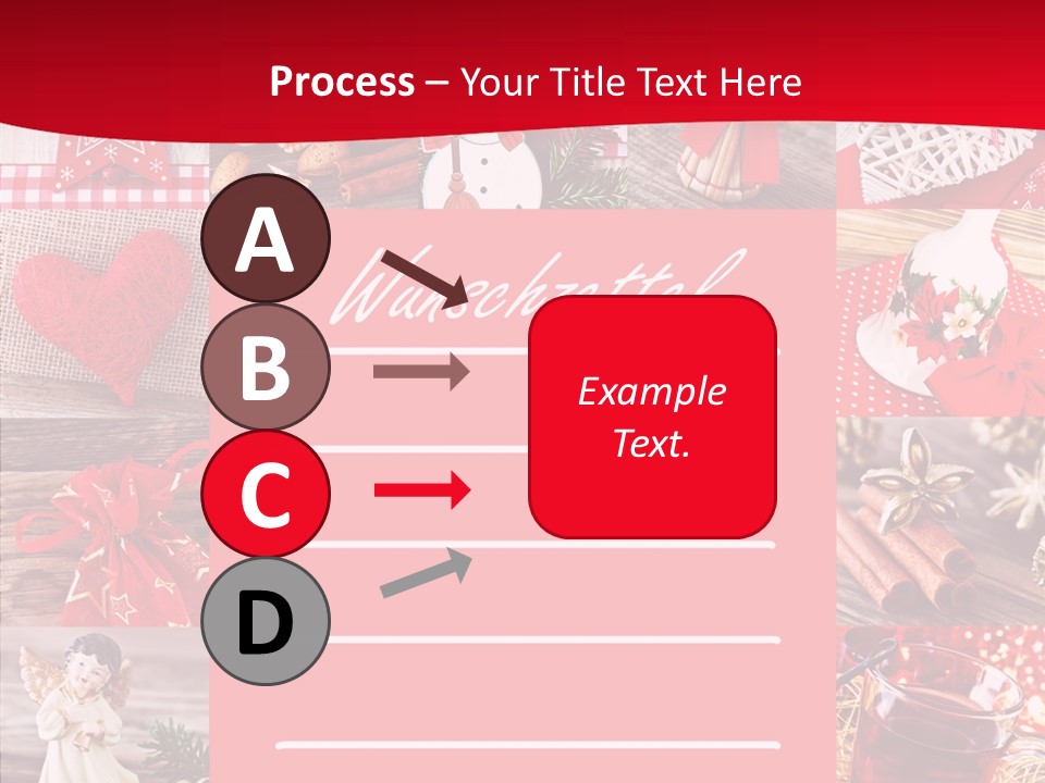 Geschenkgutschein Weihnachtskarte Elche PowerPoint Template