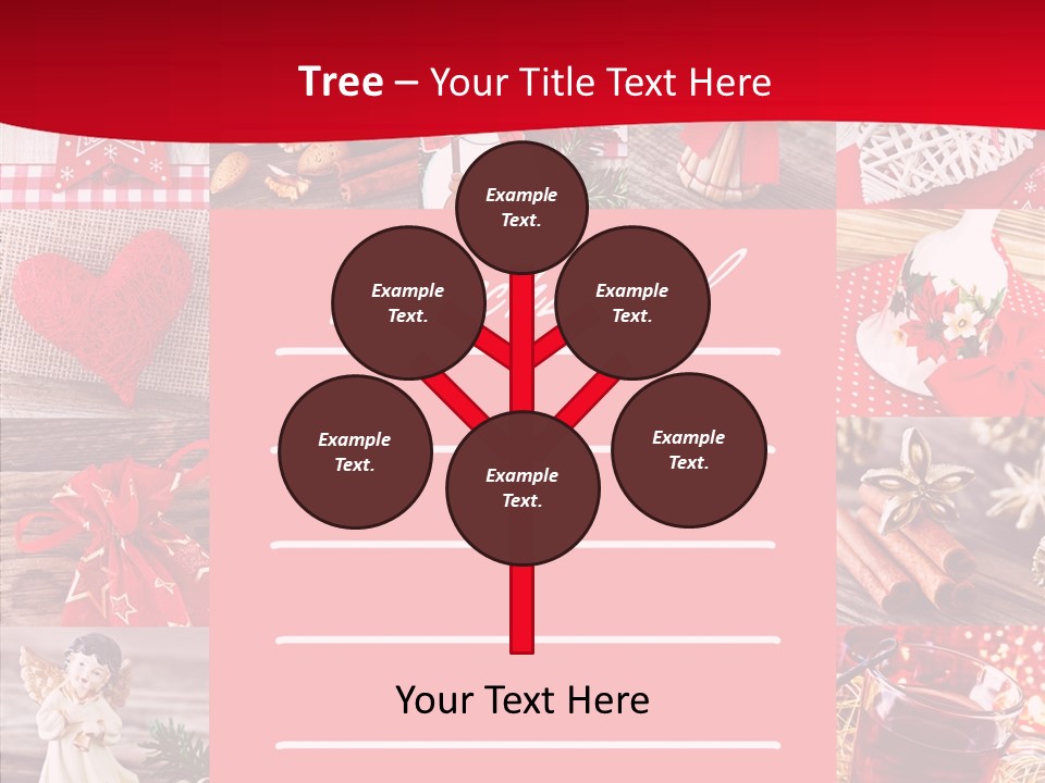 Geschenkgutschein Weihnachtskarte Elche PowerPoint Template