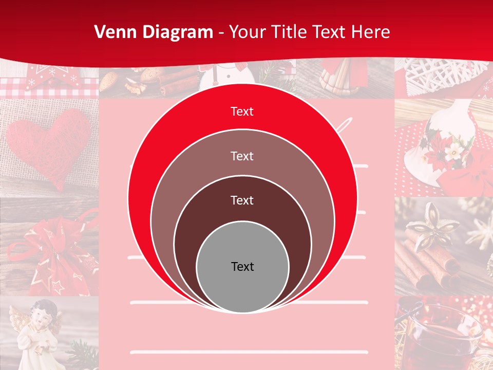 Geschenkgutschein Weihnachtskarte Elche PowerPoint Template