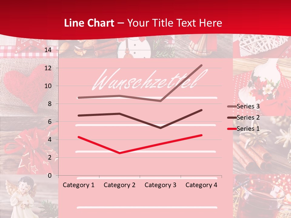 Geschenkgutschein Weihnachtskarte Elche PowerPoint Template