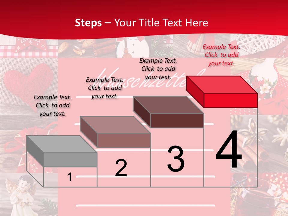 Geschenkgutschein Weihnachtskarte Elche PowerPoint Template