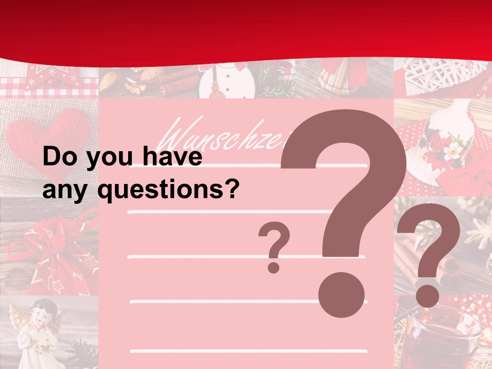 Geschenkgutschein Weihnachtskarte Elche PowerPoint Template