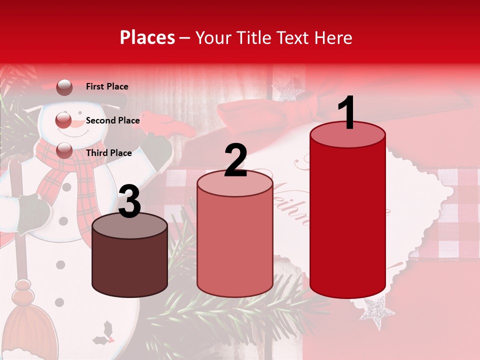 Kids Spielzeug Tannenzweig PowerPoint Template