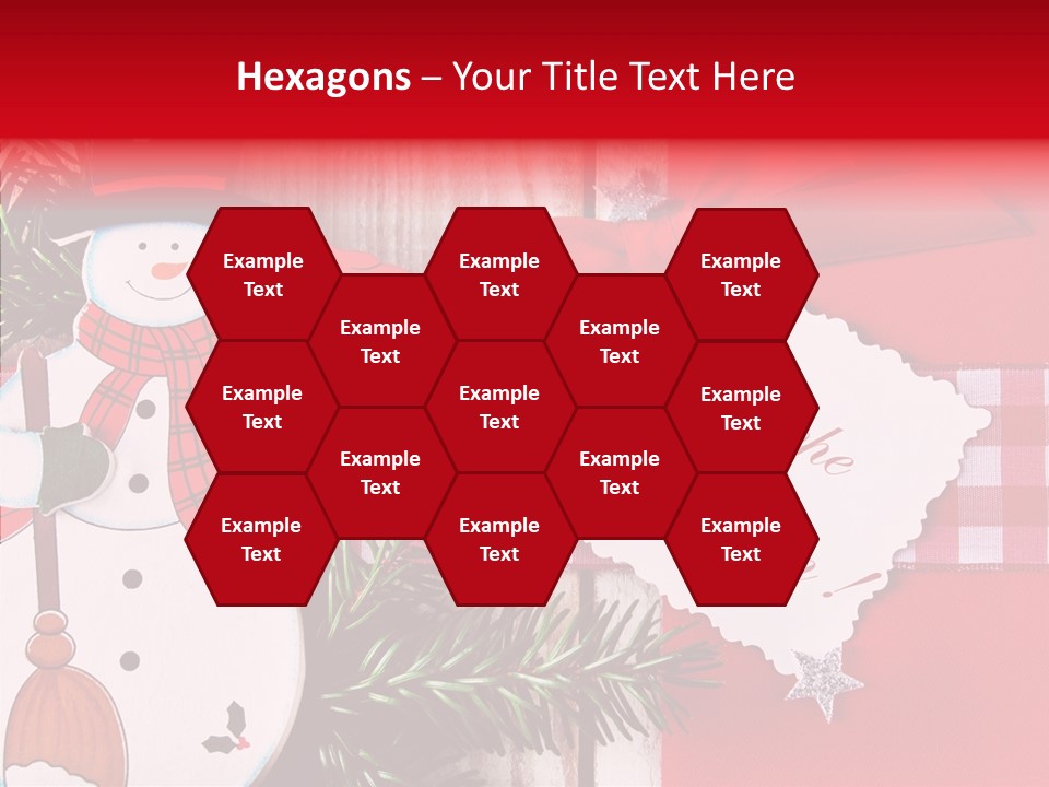 Kids Spielzeug Tannenzweig PowerPoint Template