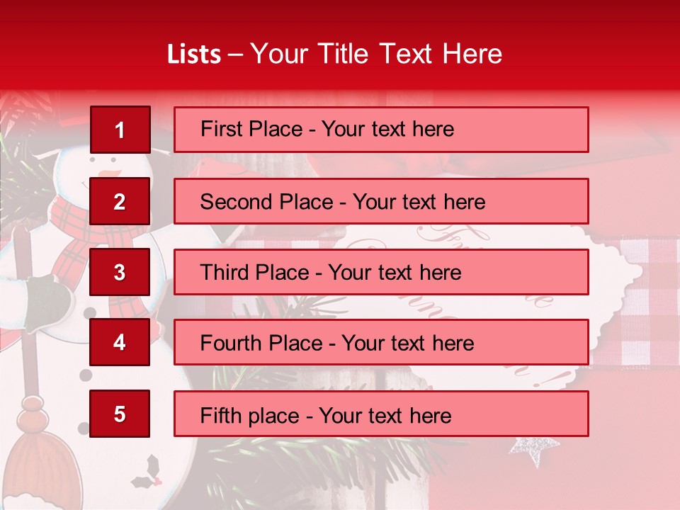 Kids Spielzeug Tannenzweig PowerPoint Template