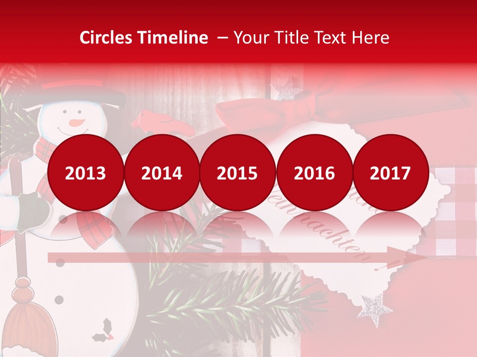 Kids Spielzeug Tannenzweig PowerPoint Template