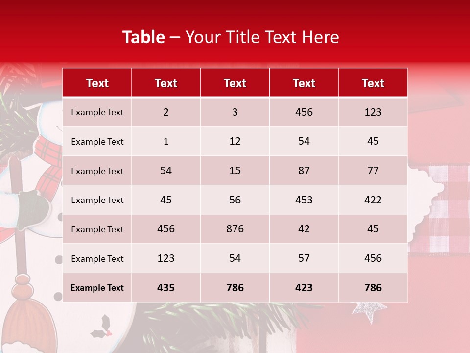 Kids Spielzeug Tannenzweig PowerPoint Template