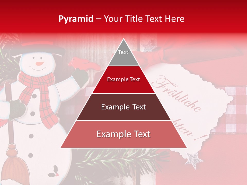 Kids Spielzeug Tannenzweig PowerPoint Template