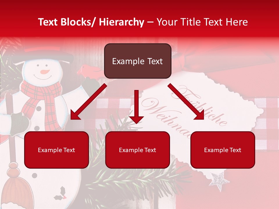 Kids Spielzeug Tannenzweig PowerPoint Template