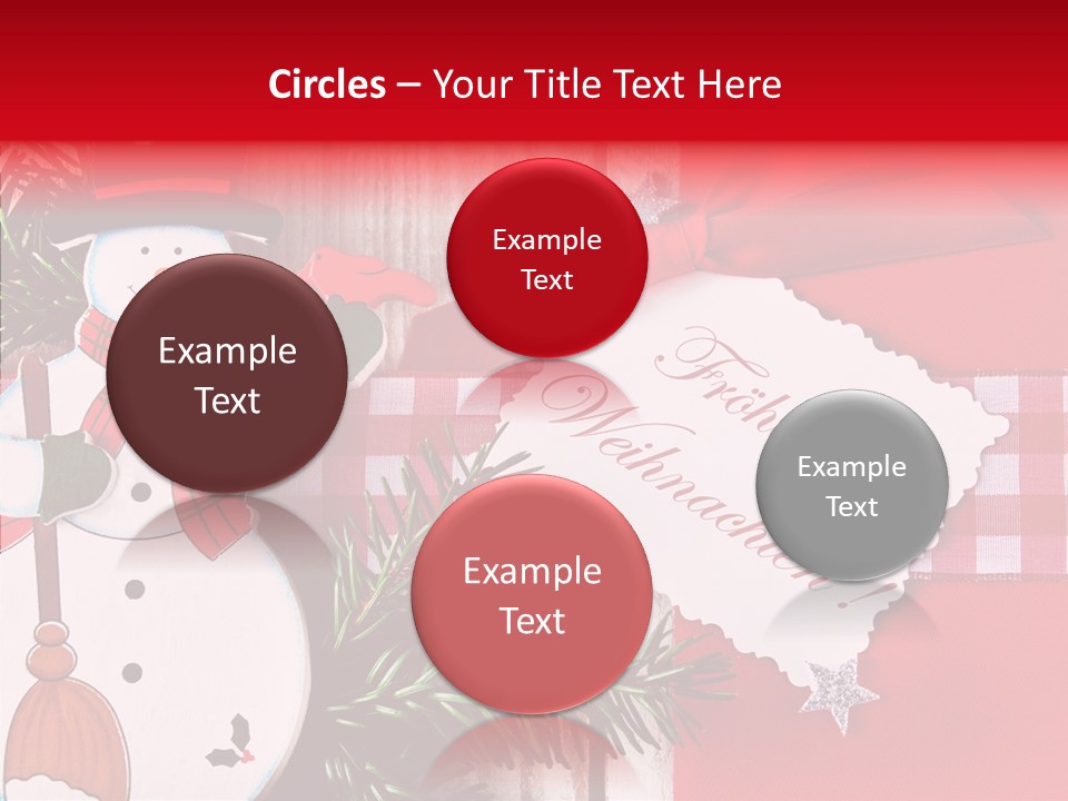 Kids Spielzeug Tannenzweig PowerPoint Template