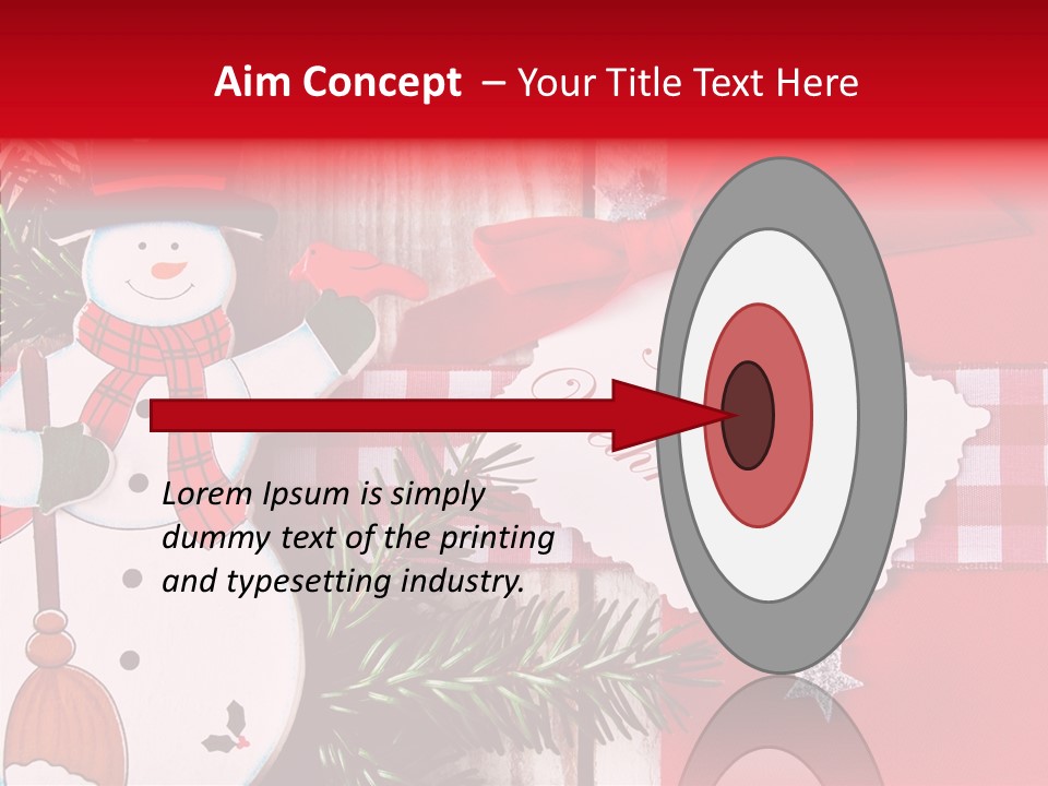 Kids Spielzeug Tannenzweig PowerPoint Template