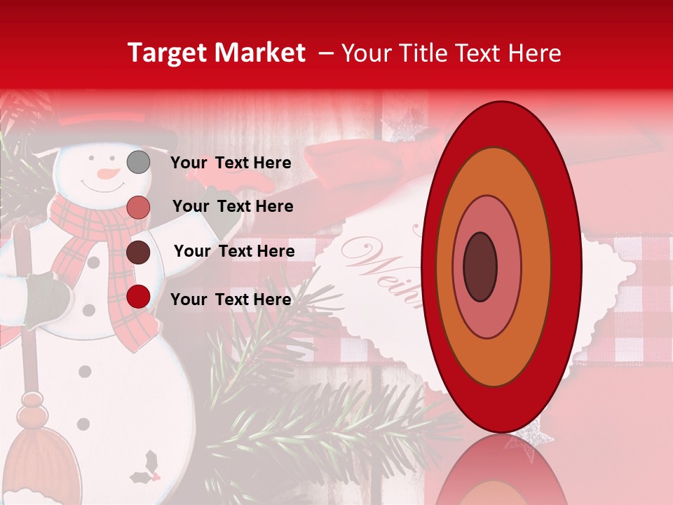 Kids Spielzeug Tannenzweig PowerPoint Template