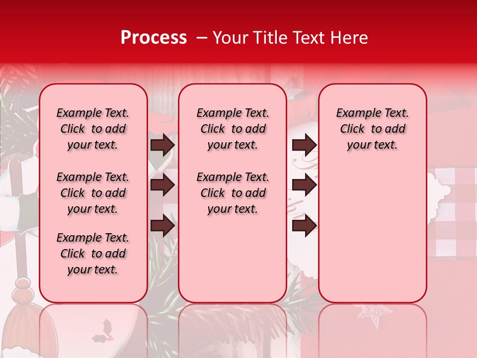 Kids Spielzeug Tannenzweig PowerPoint Template