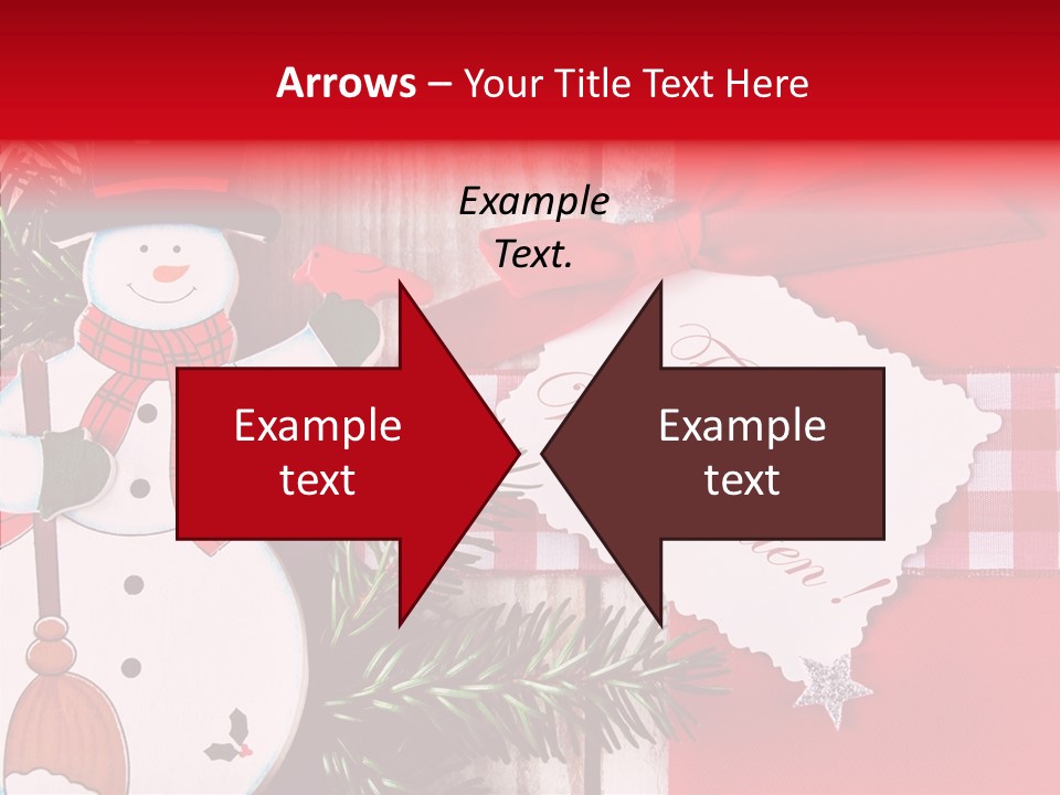 Kids Spielzeug Tannenzweig PowerPoint Template