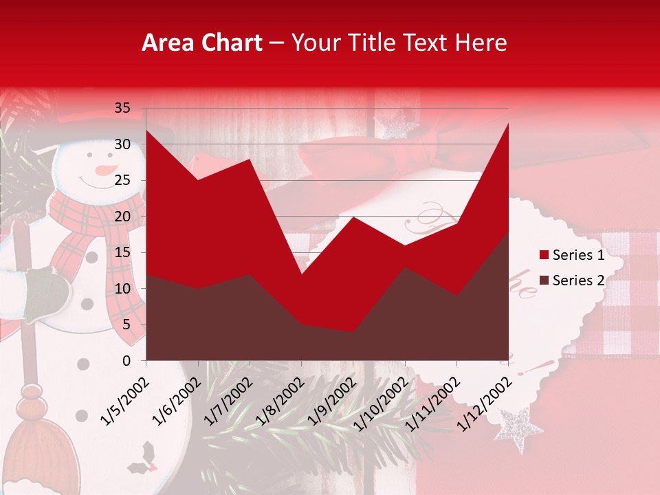 Kids Spielzeug Tannenzweig PowerPoint Template