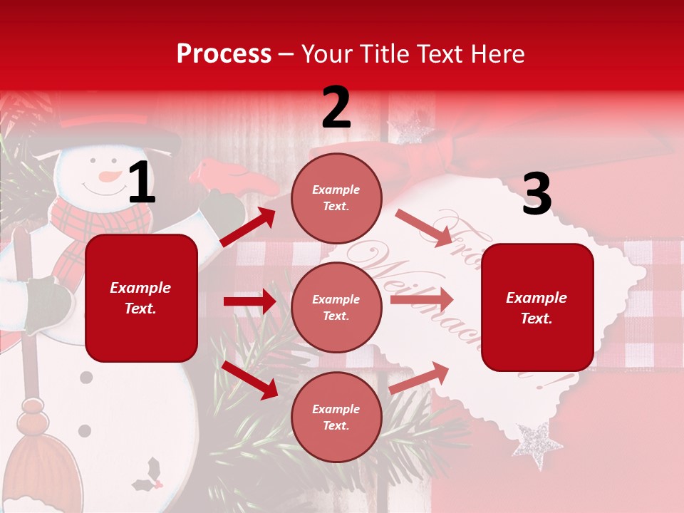 Kids Spielzeug Tannenzweig PowerPoint Template