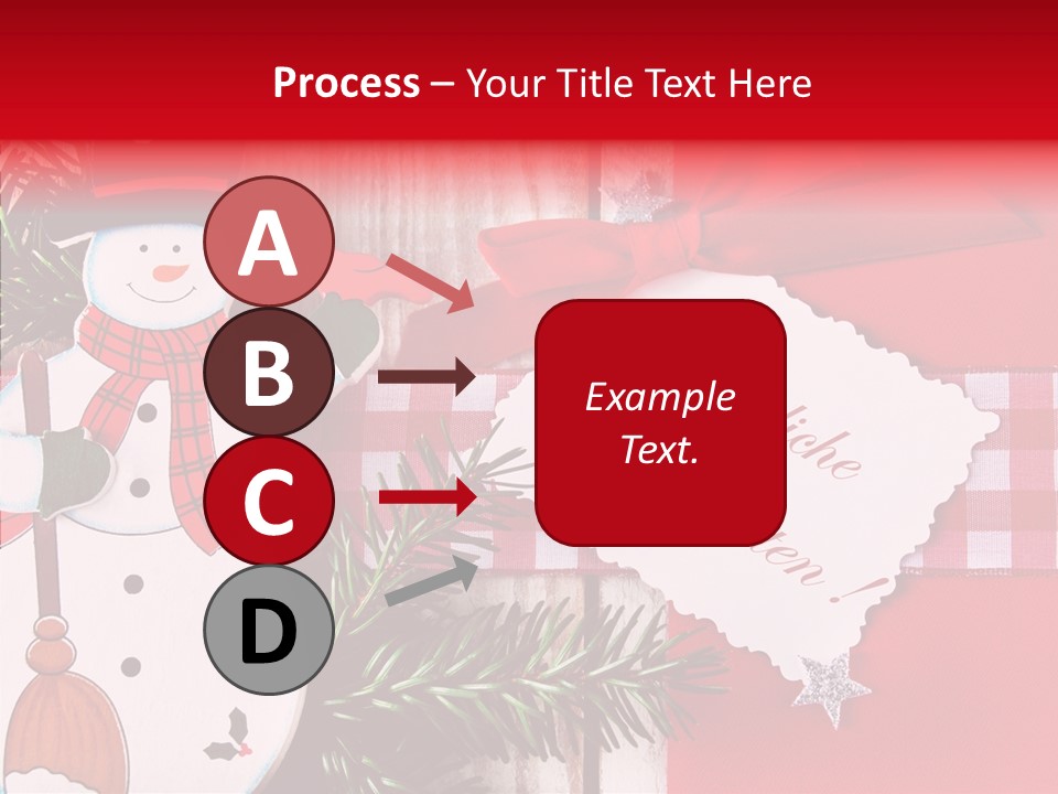 Kids Spielzeug Tannenzweig PowerPoint Template