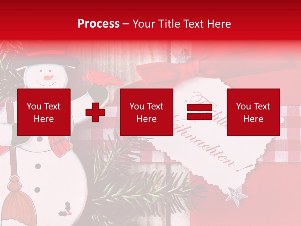 Kids Spielzeug Tannenzweig PowerPoint Template