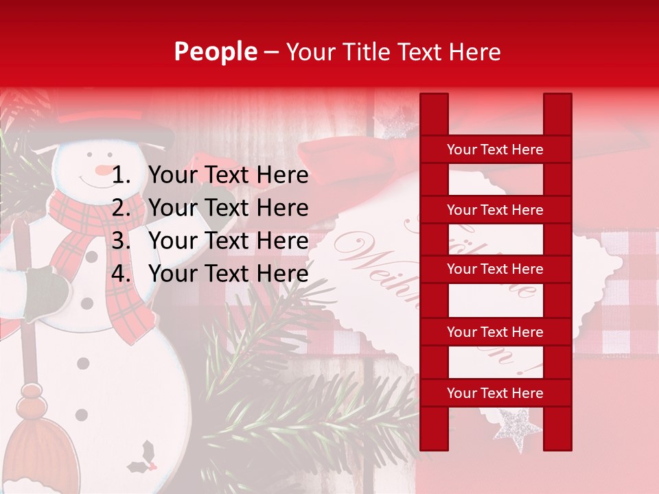 Kids Spielzeug Tannenzweig PowerPoint Template
