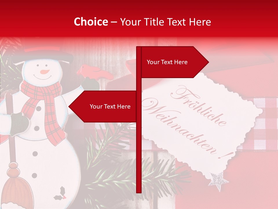 Kids Spielzeug Tannenzweig PowerPoint Template