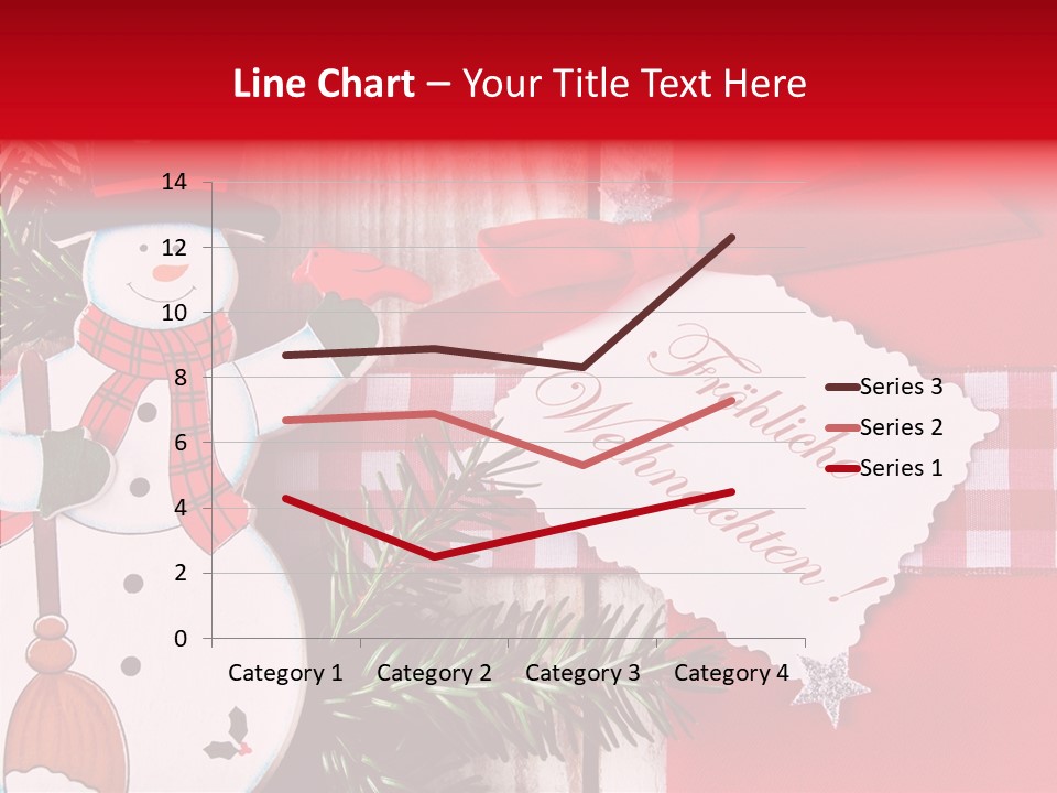 Kids Spielzeug Tannenzweig PowerPoint Template