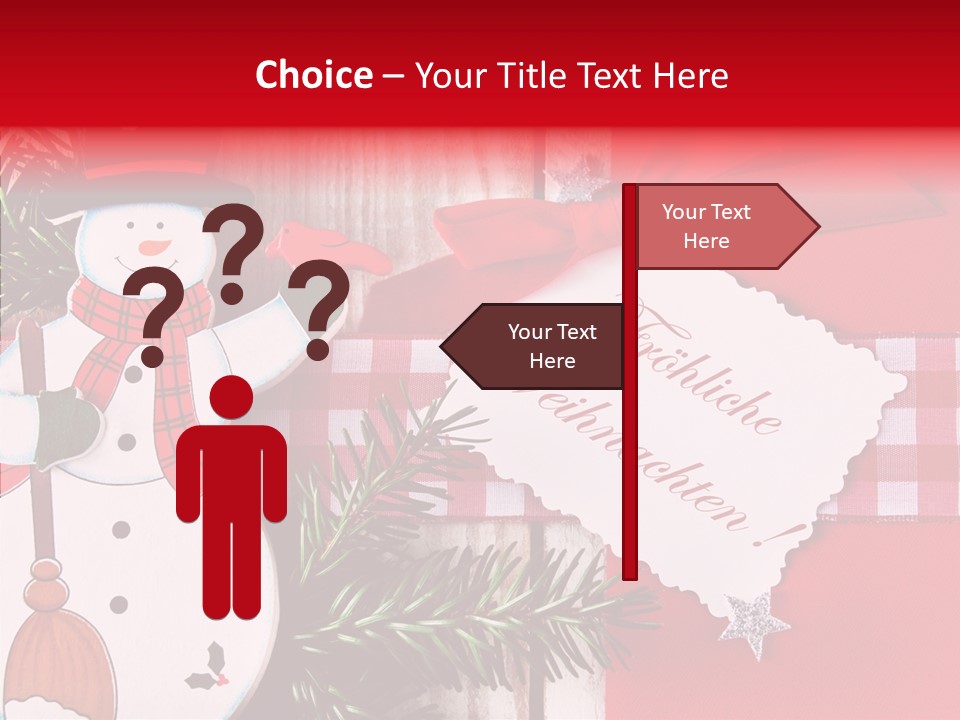 Kids Spielzeug Tannenzweig PowerPoint Template