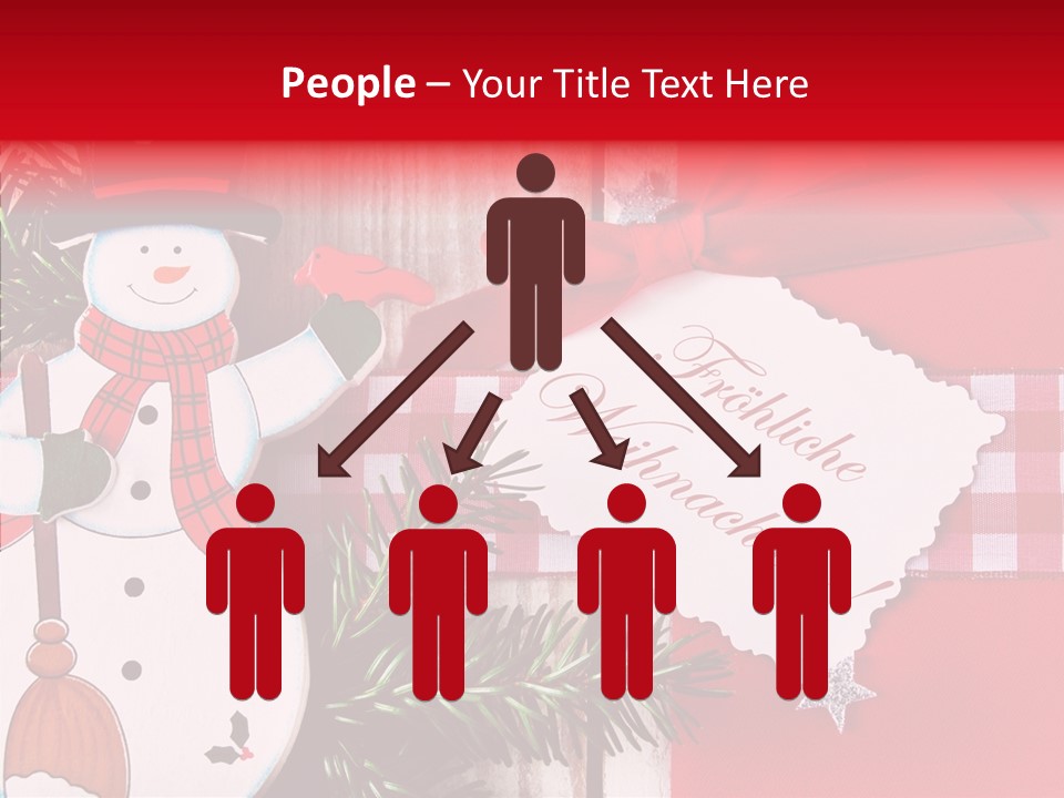 Kids Spielzeug Tannenzweig PowerPoint Template