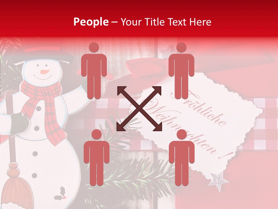 Kids Spielzeug Tannenzweig PowerPoint Template