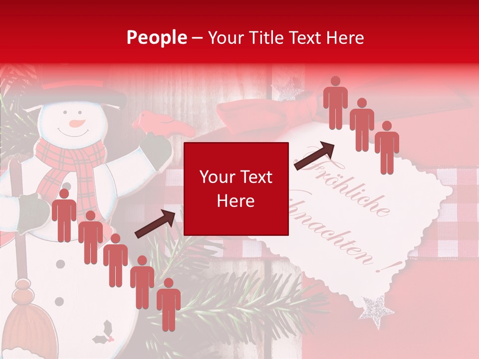 Kids Spielzeug Tannenzweig PowerPoint Template