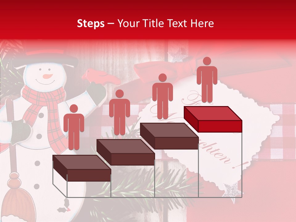 Kids Spielzeug Tannenzweig PowerPoint Template