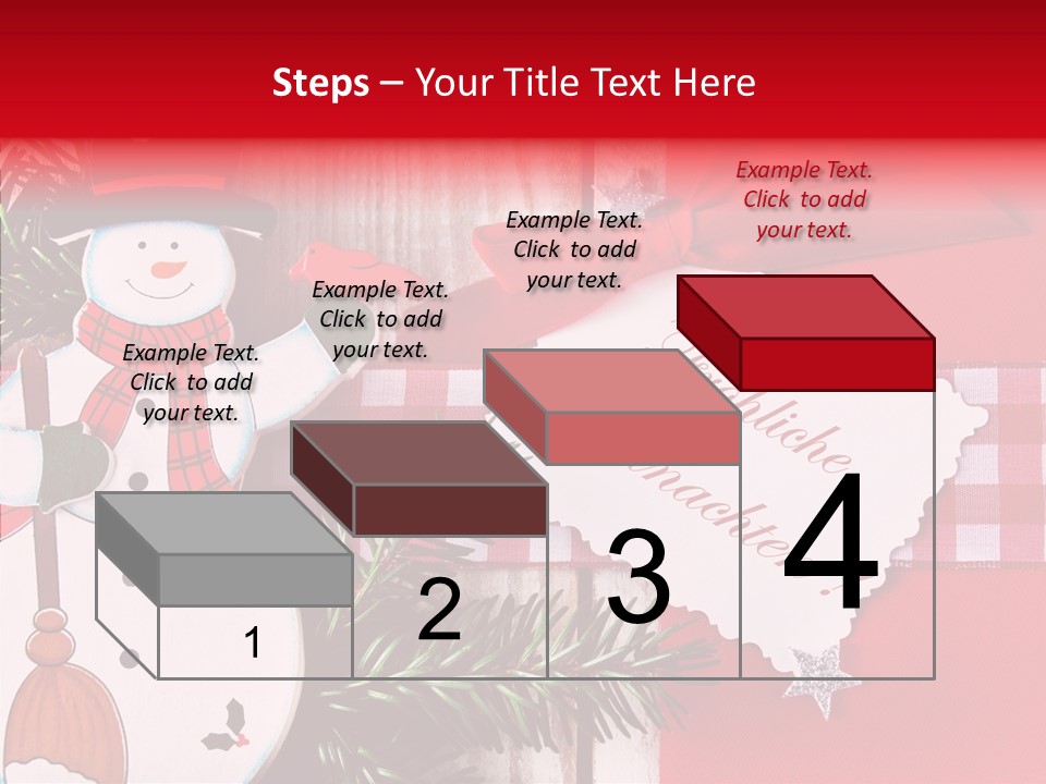 Kids Spielzeug Tannenzweig PowerPoint Template