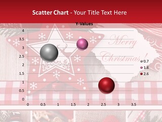 Postkarte Quadrat Weihnachtlich PowerPoint Template