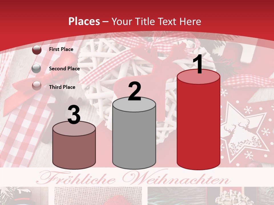 Dekomaterial Weihnachtszeit Zimt PowerPoint Template